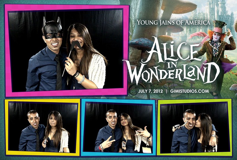 Alice In Wonderland Formal Photobooth at YJA 2012 in Tampa