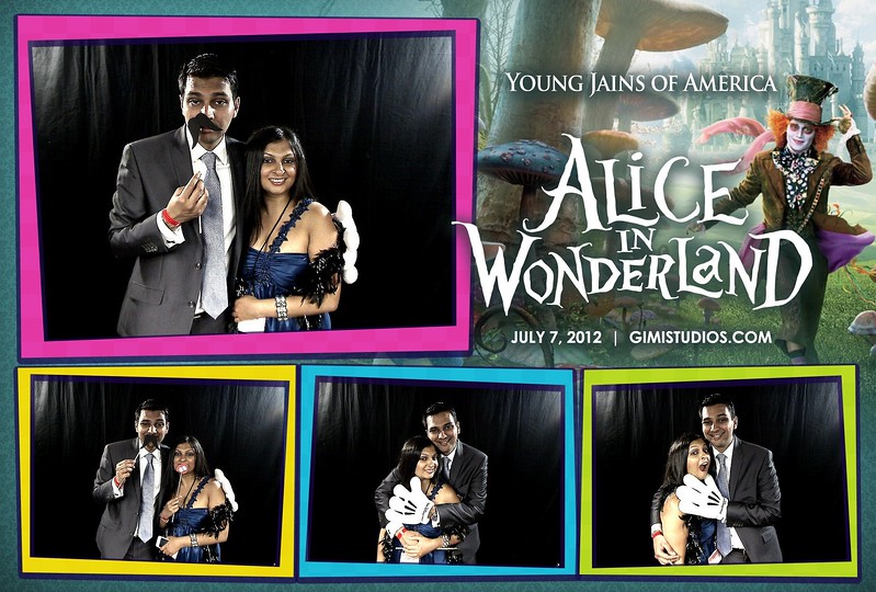 Alice In Wonderland Formal Photobooth at YJA 2012 in Tampa