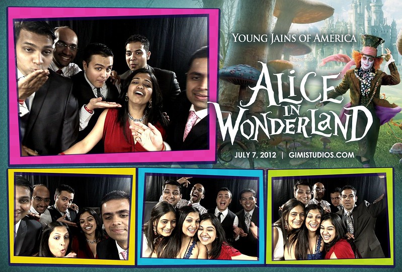 Alice In Wonderland Formal Photobooth at YJA 2012 in Tampa