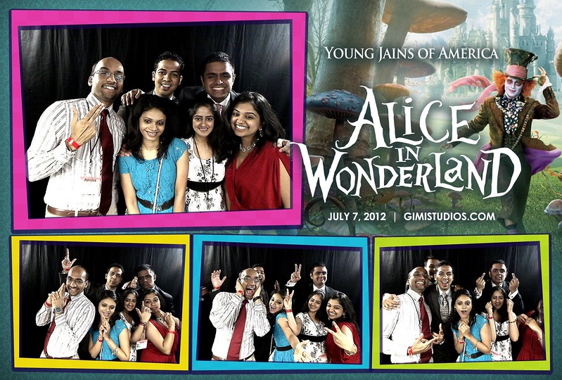 Alice In Wonderland Formal Photobooth at YJA 2012 in Tampa
