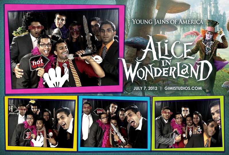 Alice In Wonderland Formal Photobooth at YJA 2012 in Tampa