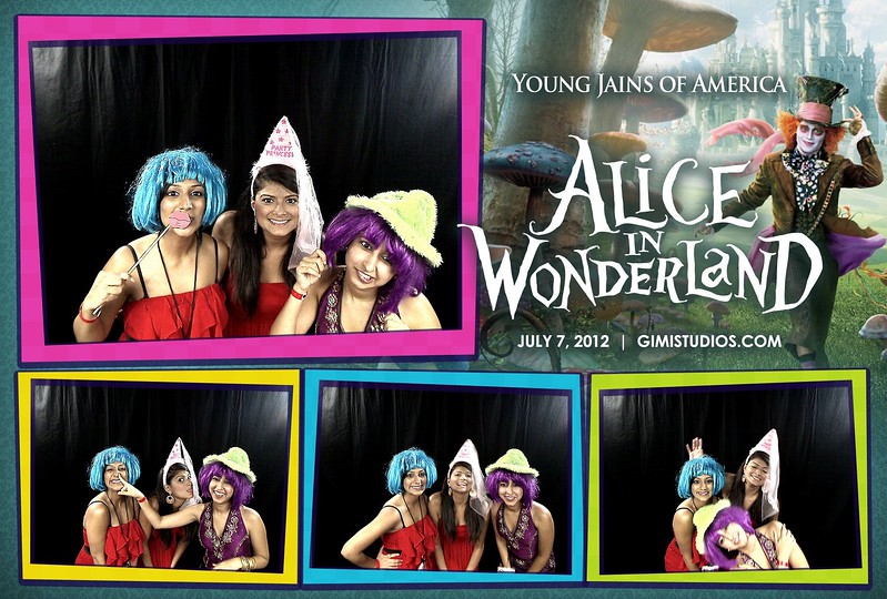 Alice In Wonderland Formal Photobooth at YJA 2012 in Tampa
