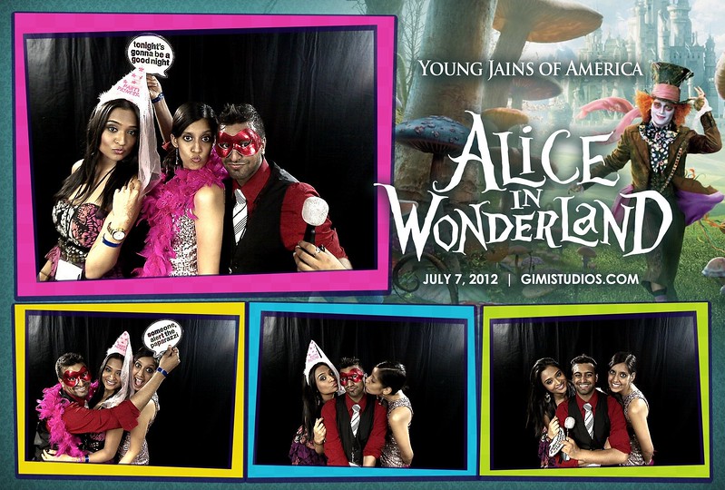 Alice In Wonderland Formal Photobooth at YJA 2012 in Tampa
