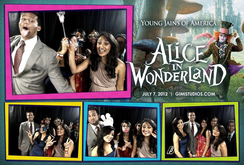 Alice In Wonderland Formal Photobooth at YJA 2012 in Tampa