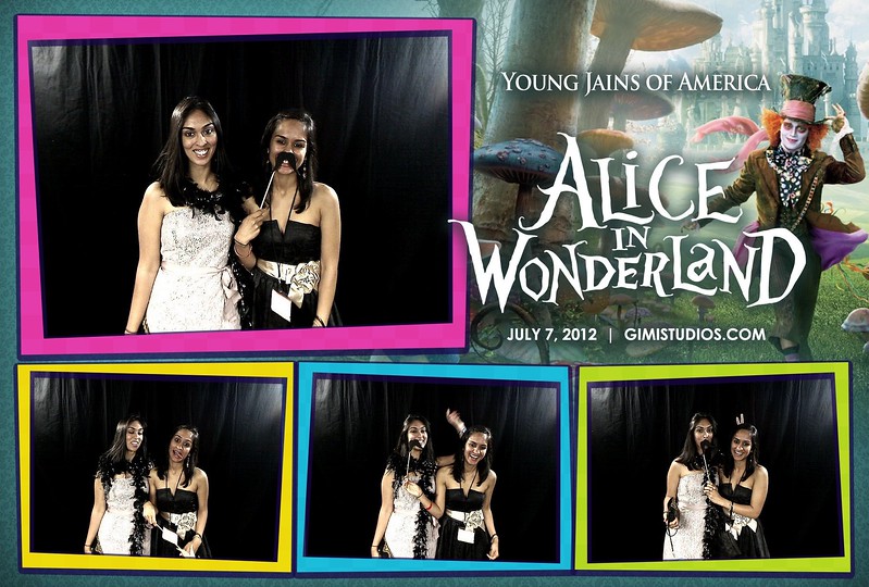 Alice In Wonderland Formal Photobooth at YJA 2012 in Tampa