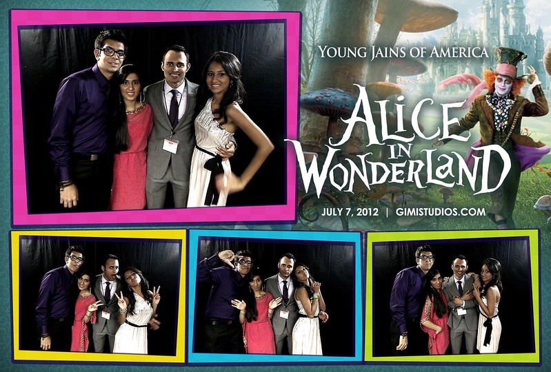 Alice In Wonderland Formal Photobooth at YJA 2012 in Tampa
