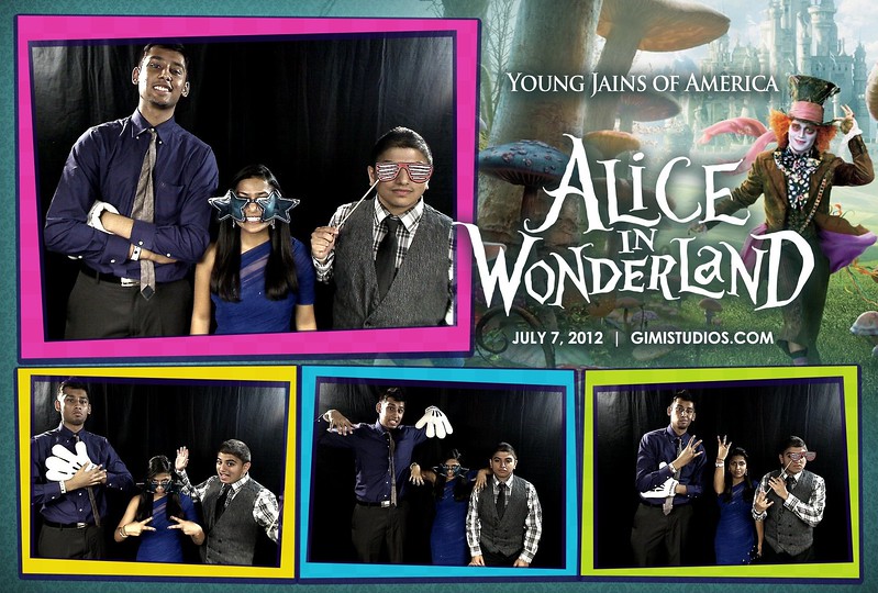 Alice In Wonderland Formal Photobooth at YJA 2012 in Tampa