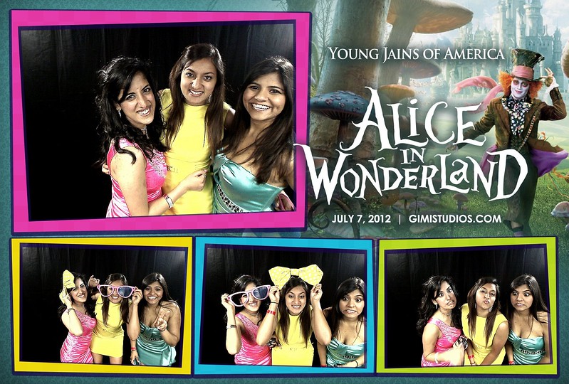 Alice In Wonderland Formal Photobooth at YJA 2012 in Tampa