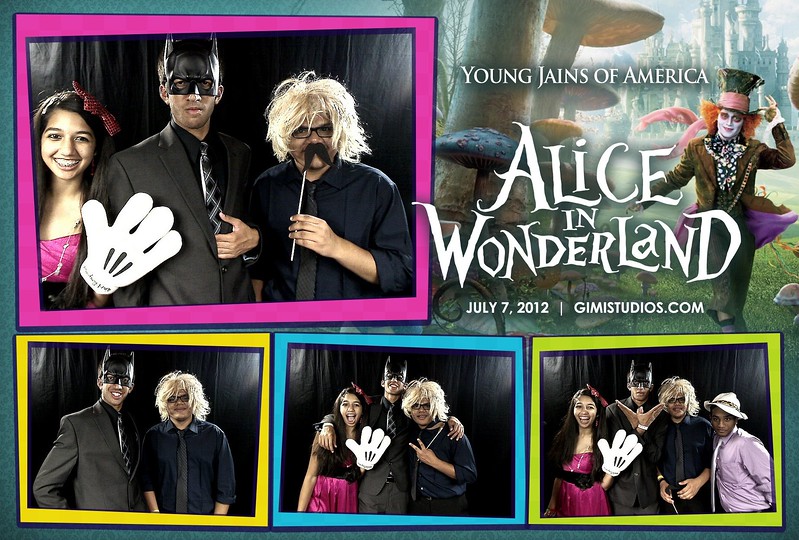 Alice In Wonderland Formal Photobooth at YJA 2012 in Tampa