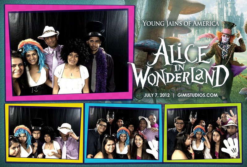 Alice In Wonderland Formal Photobooth at YJA 2012 in Tampa