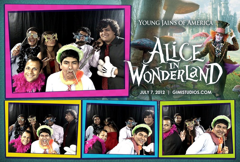 Alice In Wonderland Formal Photobooth at YJA 2012 in Tampa