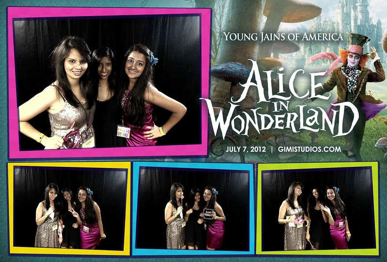 Alice In Wonderland Formal Photobooth at YJA 2012 in Tampa