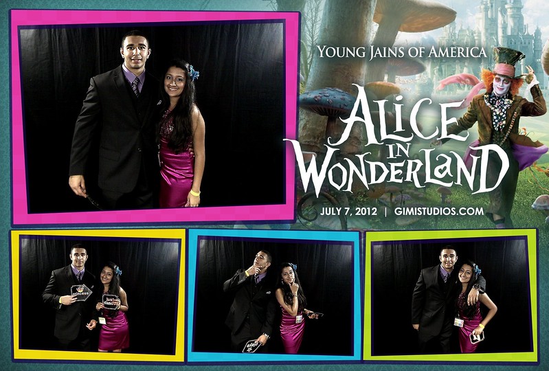 Alice In Wonderland Formal Photobooth at YJA 2012 in Tampa