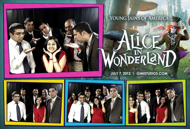 Alice In Wonderland Formal Photobooth at YJA 2012 in Tampa
