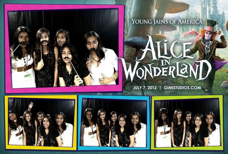 Alice In Wonderland Formal Photobooth at YJA 2012 in Tampa