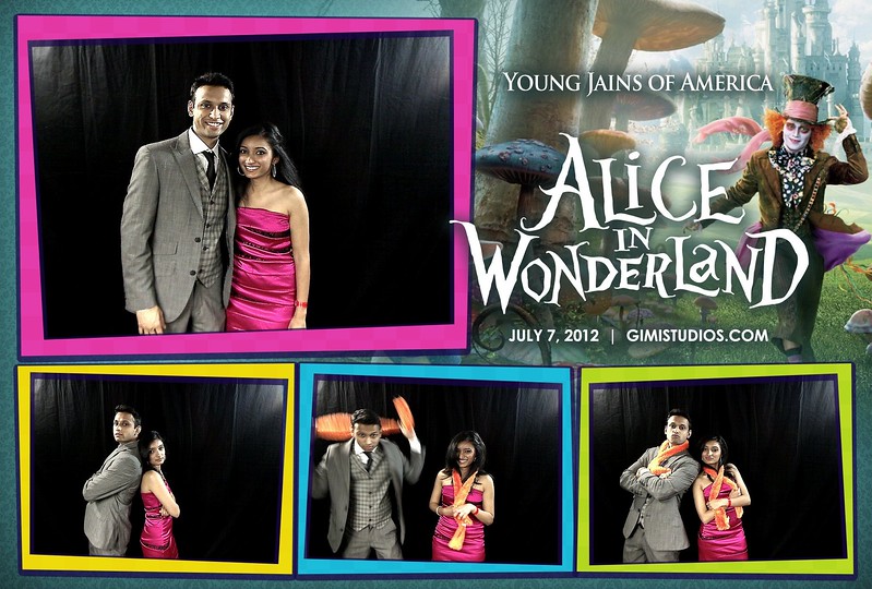 Alice In Wonderland Formal Photobooth at YJA 2012 in Tampa