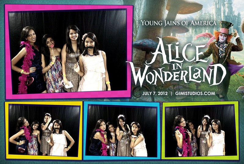 Alice In Wonderland Formal Photobooth at YJA 2012 in Tampa