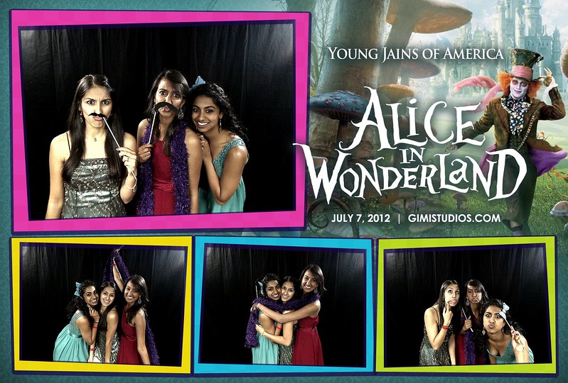 Alice In Wonderland Formal Photobooth at YJA 2012 in Tampa