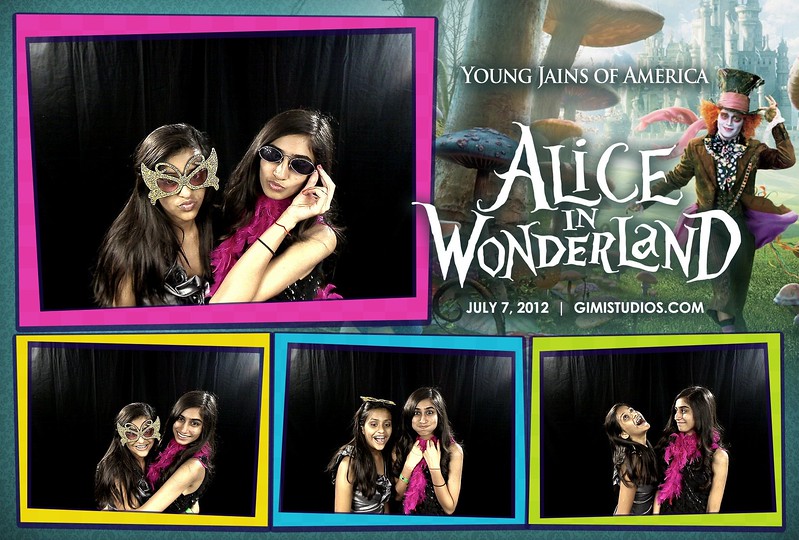 Alice In Wonderland Formal Photobooth at YJA 2012 in Tampa