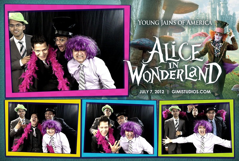 Alice In Wonderland Formal Photobooth at YJA 2012 in Tampa