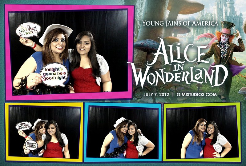 Alice In Wonderland Formal Photobooth at YJA 2012 in Tampa