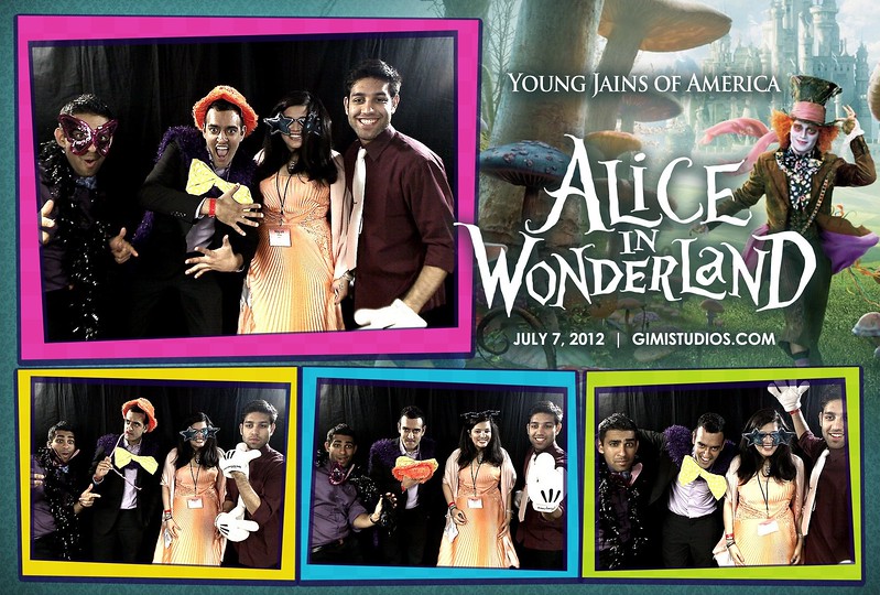 Alice In Wonderland Formal Photobooth at YJA 2012 in Tampa