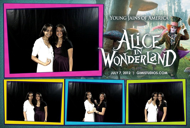 Alice In Wonderland Formal Photobooth at YJA 2012 in Tampa