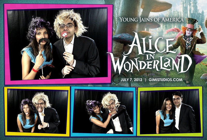 Alice In Wonderland Formal Photobooth at YJA 2012 in Tampa
