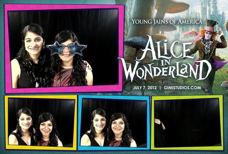 Alice In Wonderland Formal Photobooth at YJA 2012 in Tampa