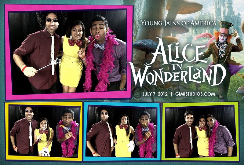 Alice In Wonderland Formal Photobooth at YJA 2012 in Tampa