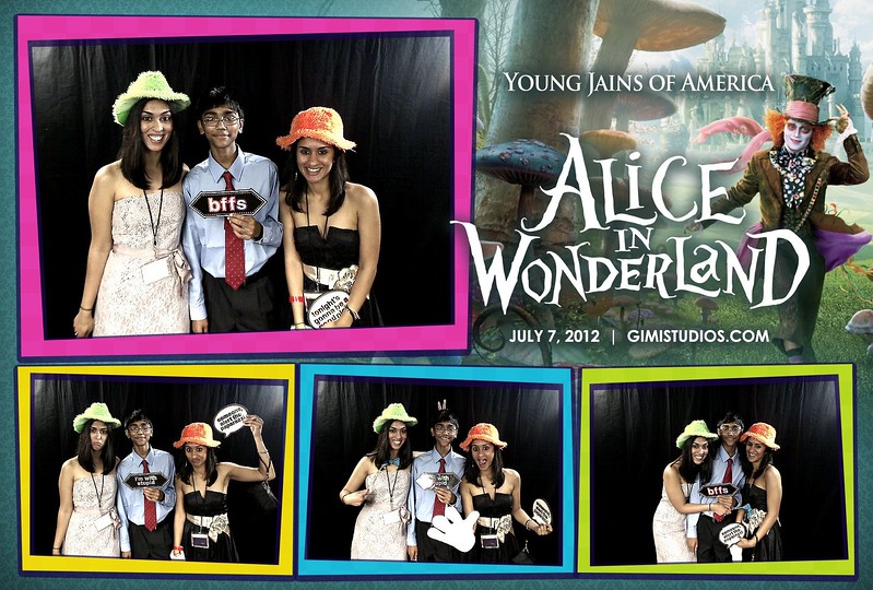 Alice In Wonderland Formal Photobooth at YJA 2012 in Tampa
