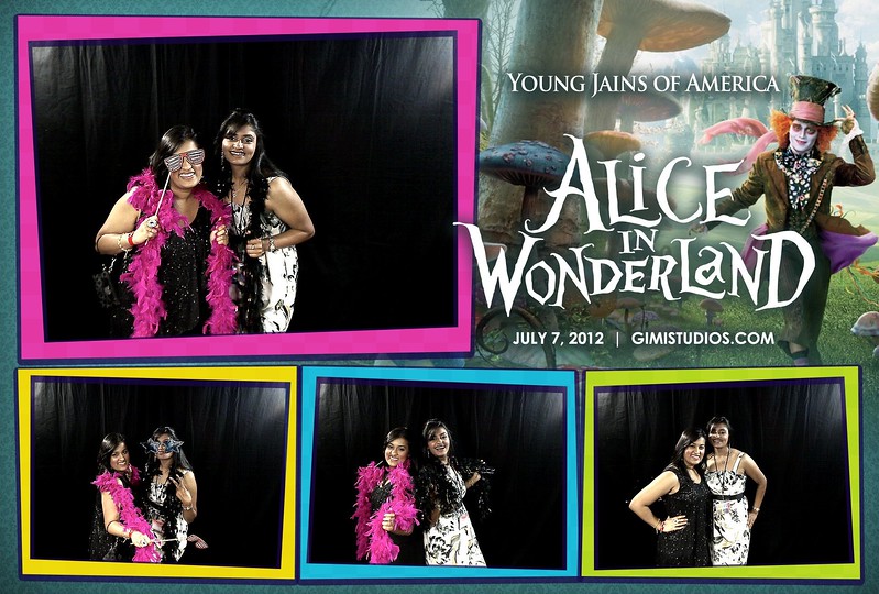 Alice In Wonderland Formal Photobooth at YJA 2012 in Tampa