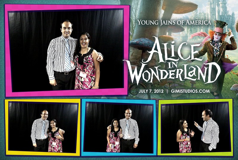 Alice In Wonderland Formal Photobooth at YJA 2012 in Tampa