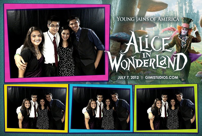 Alice In Wonderland Formal Photobooth at YJA 2012 in Tampa