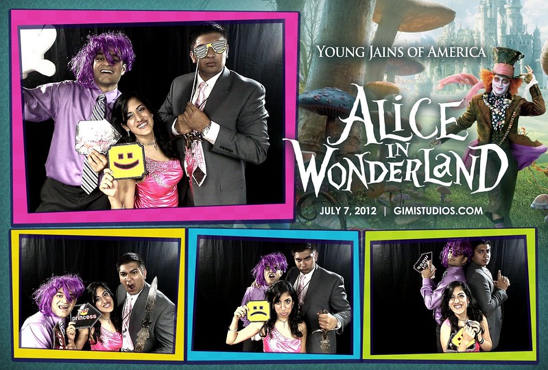 Alice In Wonderland Formal Photobooth at YJA 2012 in Tampa