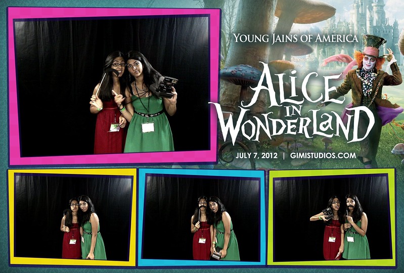 Alice In Wonderland Formal Photobooth at YJA 2012 in Tampa
