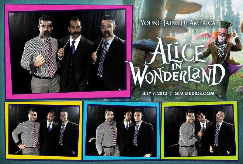 Alice In Wonderland Formal Photobooth at YJA 2012 in Tampa