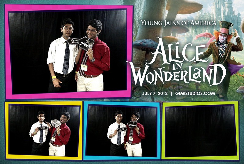 Alice In Wonderland Formal Photobooth at YJA 2012 in Tampa