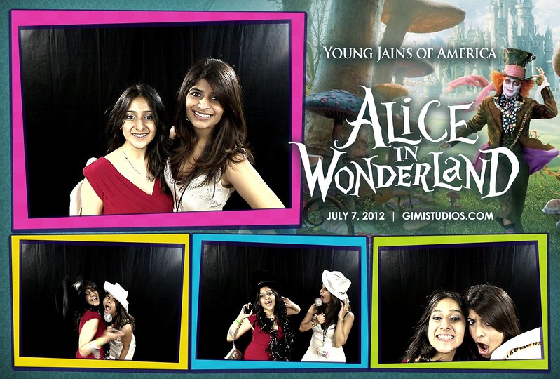 Alice In Wonderland Formal Photobooth at YJA 2012 in Tampa
