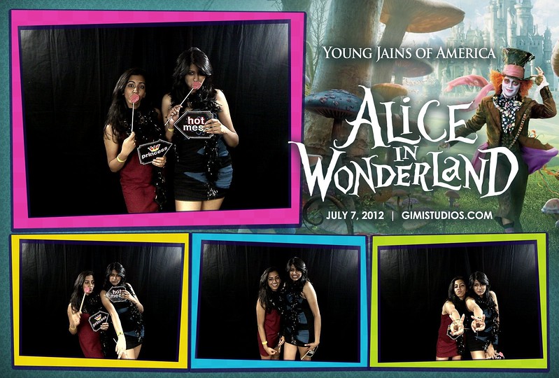 Alice In Wonderland Formal Photobooth at YJA 2012 in Tampa