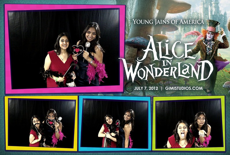 Alice In Wonderland Formal Photobooth at YJA 2012 in Tampa