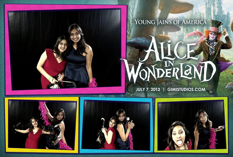 Alice In Wonderland Formal Photobooth at YJA 2012 in Tampa