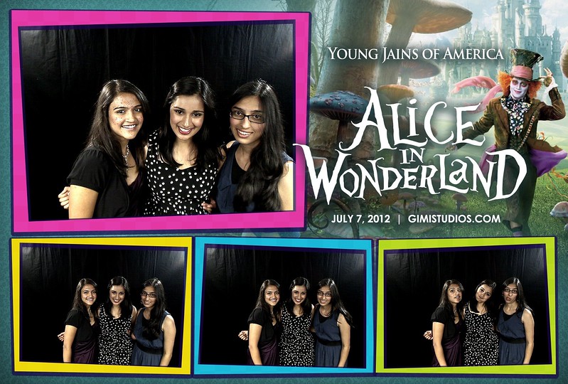 Alice In Wonderland Formal Photobooth at YJA 2012 in Tampa