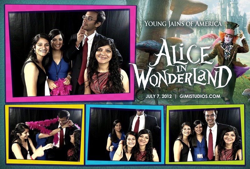 Alice In Wonderland Formal Photobooth at YJA 2012 in Tampa