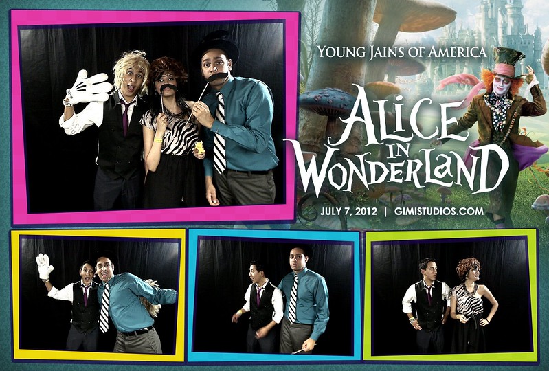 Alice In Wonderland Formal Photobooth at YJA 2012 in Tampa