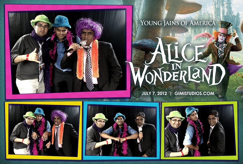 Alice In Wonderland Formal Photobooth at YJA 2012 in Tampa