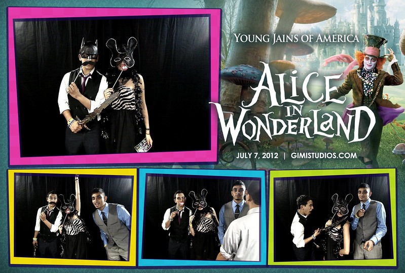 Alice In Wonderland Formal Photobooth at YJA 2012 in Tampa