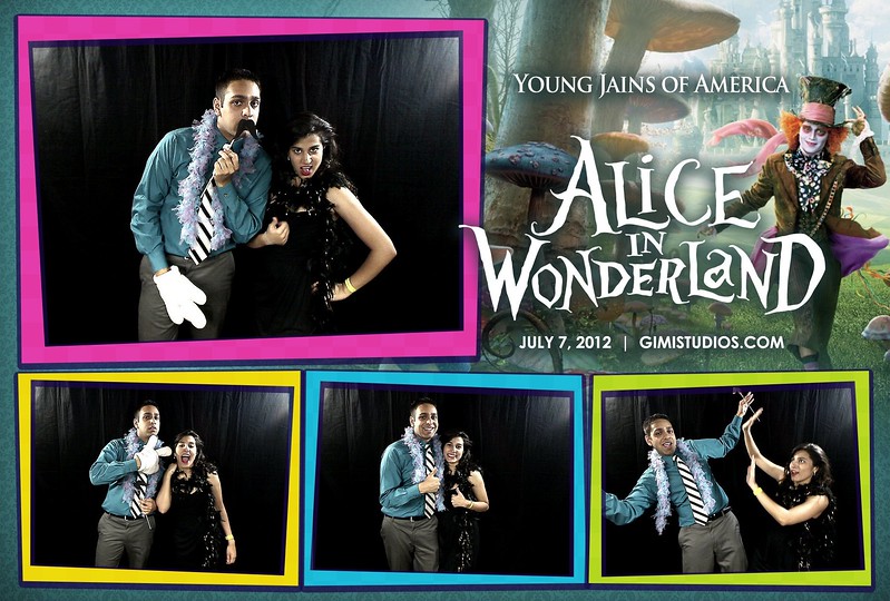 Alice In Wonderland Formal Photobooth at YJA 2012 in Tampa