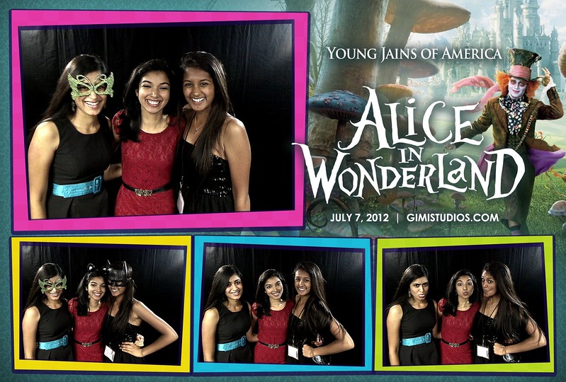 Alice In Wonderland Formal Photobooth at YJA 2012 in Tampa