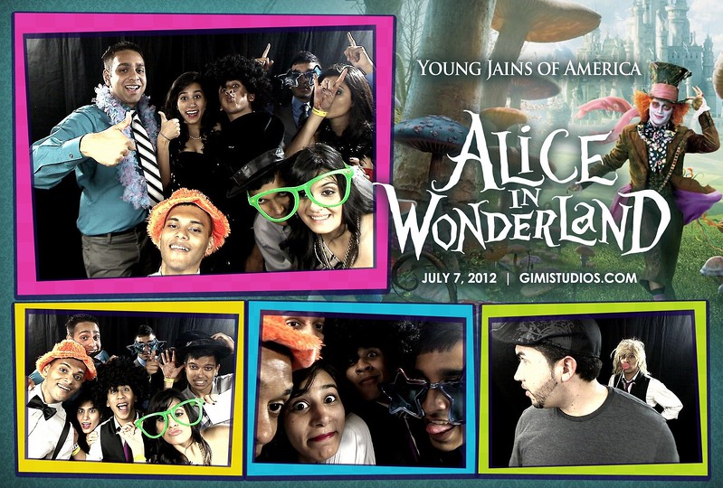 Alice In Wonderland Formal Photobooth at YJA 2012 in Tampa